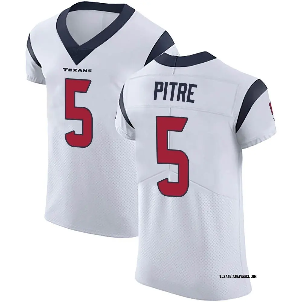 Elite White Men's Jalen Pitre Houston Texans Vapor Untouchable Jersey