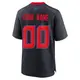 Game Navy Men's Custom Houston Texans 2nd Alternate Jersey