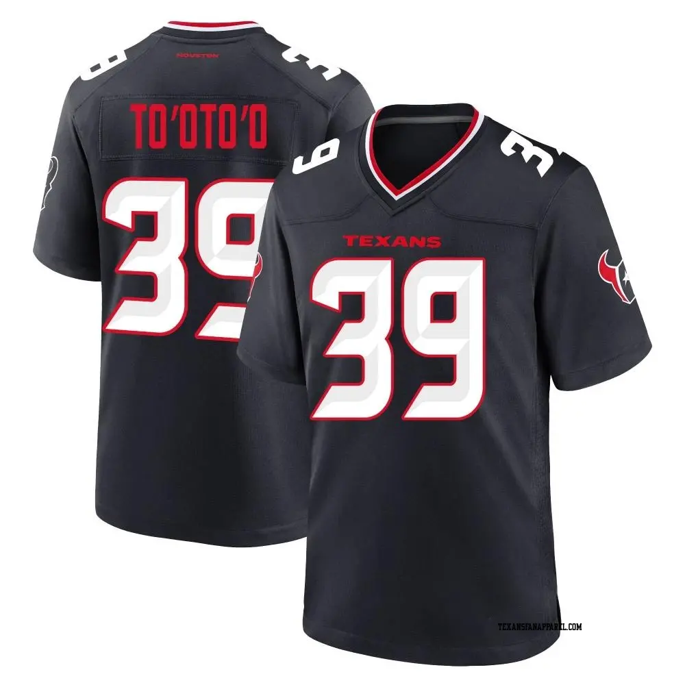 Game Navy Men's Henry To'oTo'o Houston Texans Team Jersey
