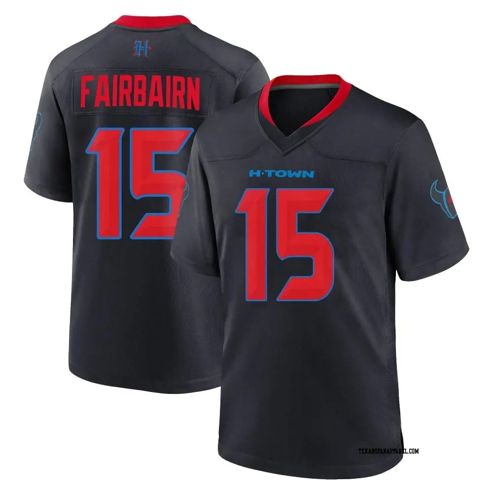 Game Navy Men's Ka'imi Fairbairn Houston Texans 2nd Alternate Jersey