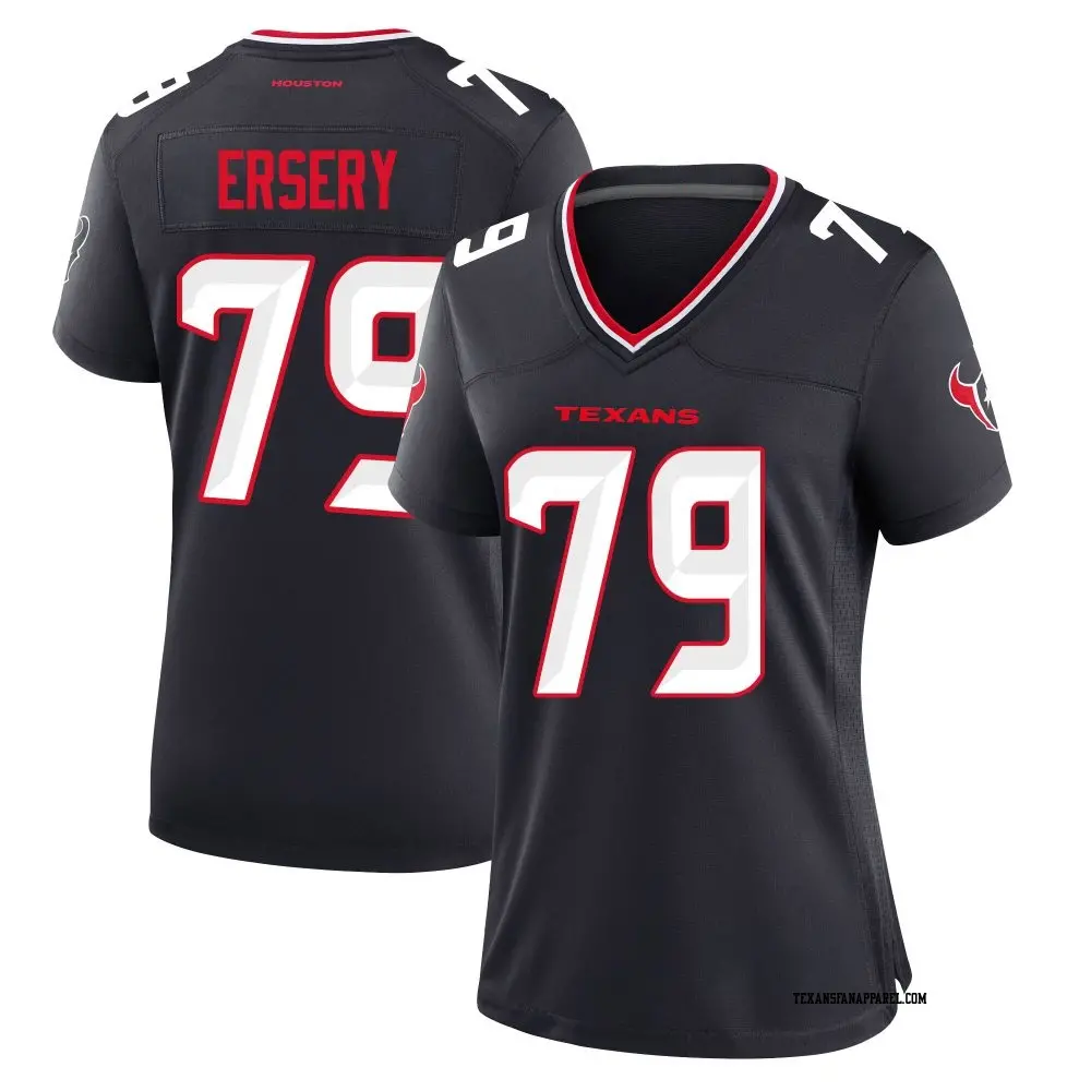 Game Navy Women's Aireontae Ersery Houston Texans Team Jersey