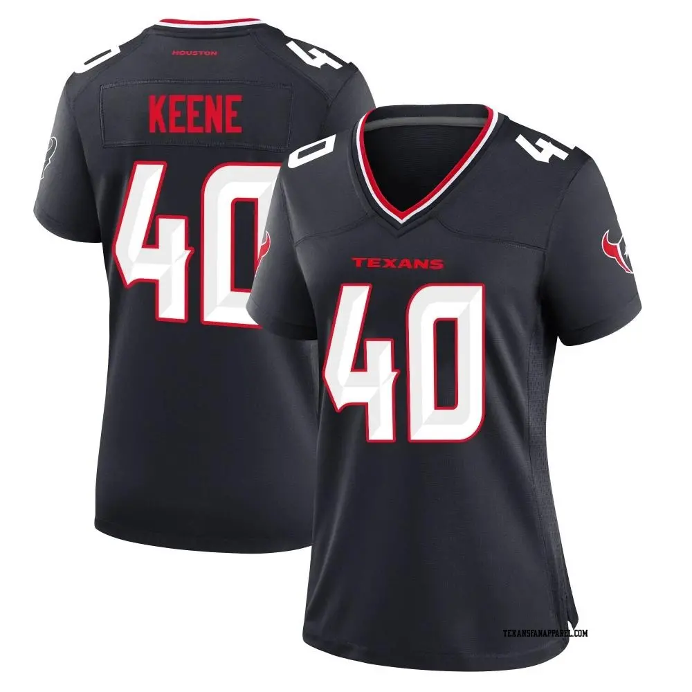 Game Navy Women's Dalton Keene Houston Texans Team Jersey