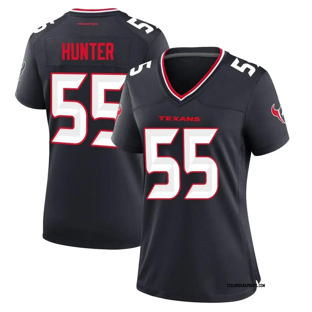 Game Navy Women's Danielle Hunter Houston Texans Team Jersey