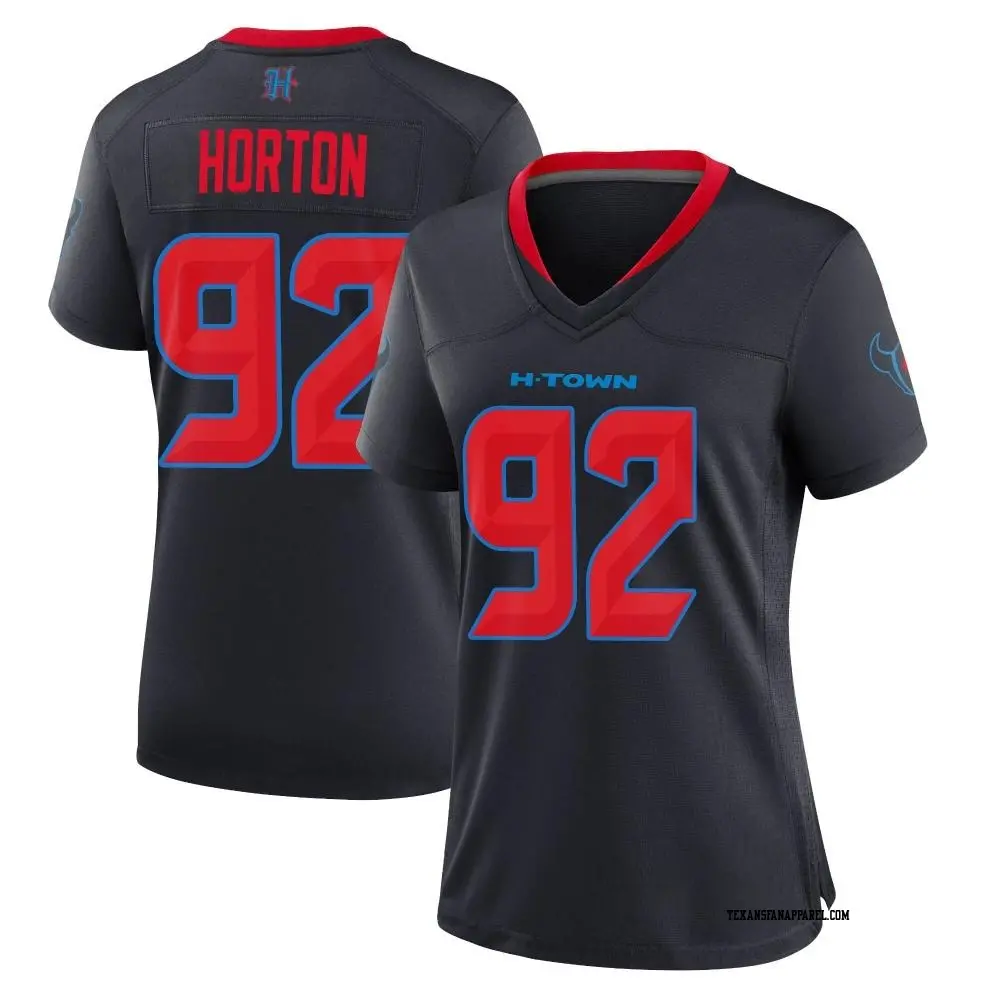 Game Navy Women's Dylan Horton Houston Texans 2nd Alternate Jersey
