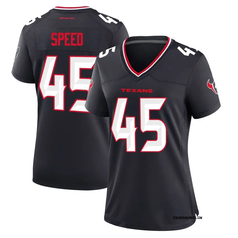Game Navy Women's E.J. Speed Houston Texans Team Jersey