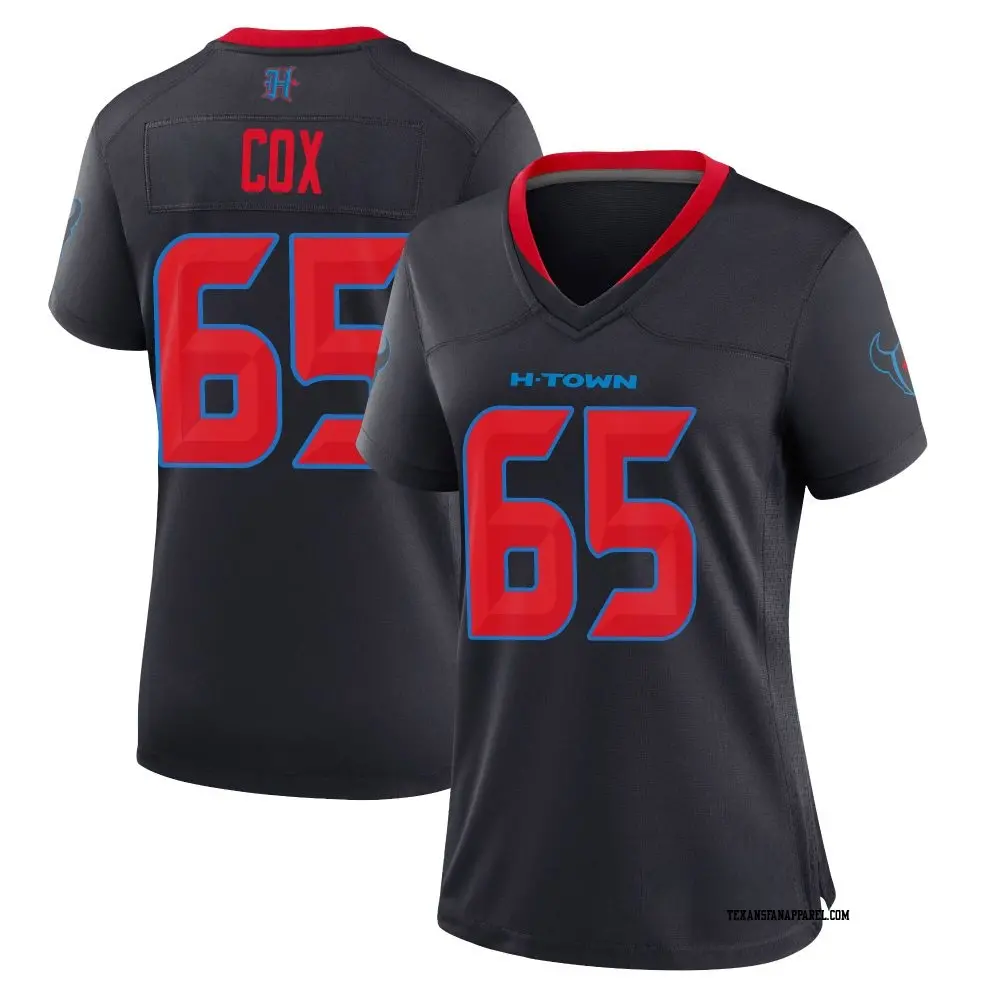 Game Navy Women's Eli Cox Houston Texans 2nd Alternate Jersey