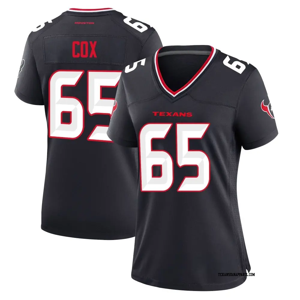 Game Navy Women's Eli Cox Houston Texans Team Jersey