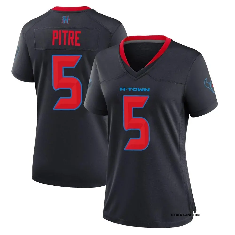 Game Navy Women's Jalen Pitre Houston Texans 2nd Alternate Jersey
