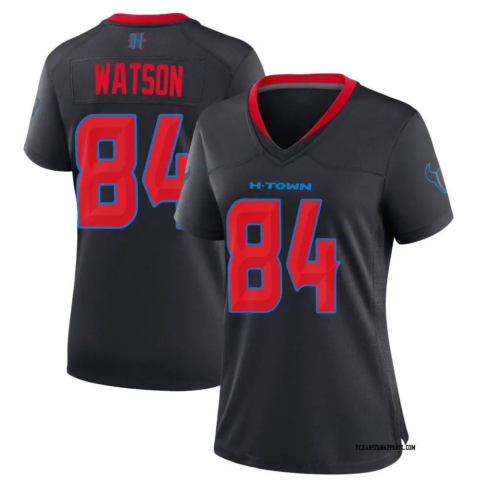 Game Navy Women's Justin Watson Houston Texans 2nd Alternate Jersey