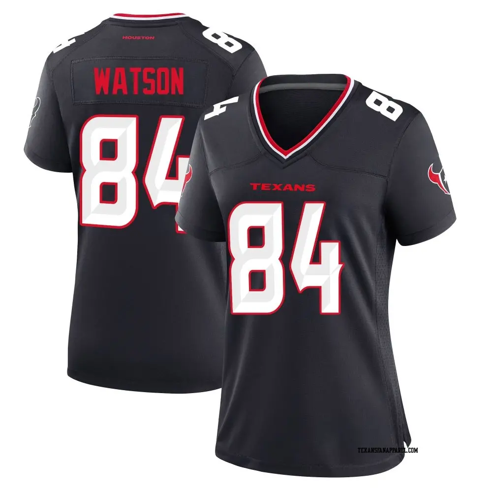 Game Navy Women's Justin Watson Houston Texans Team Jersey