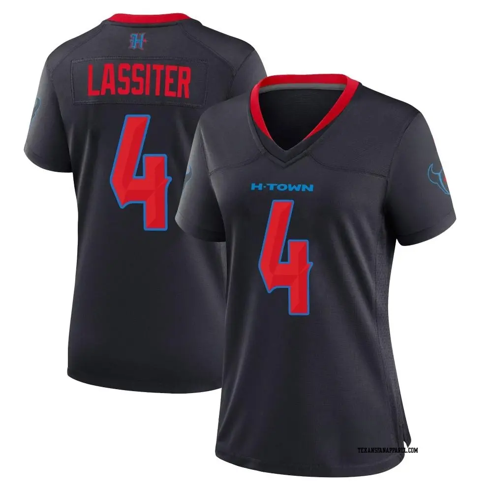 Game Navy Women's Kamari Lassiter Houston Texans 2nd Alternate Jersey