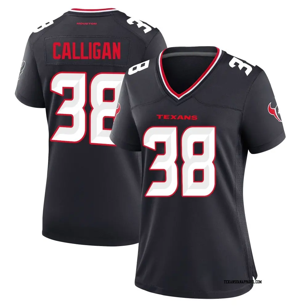 Game Navy Women's Keydrain Calligan Houston Texans Team Jersey