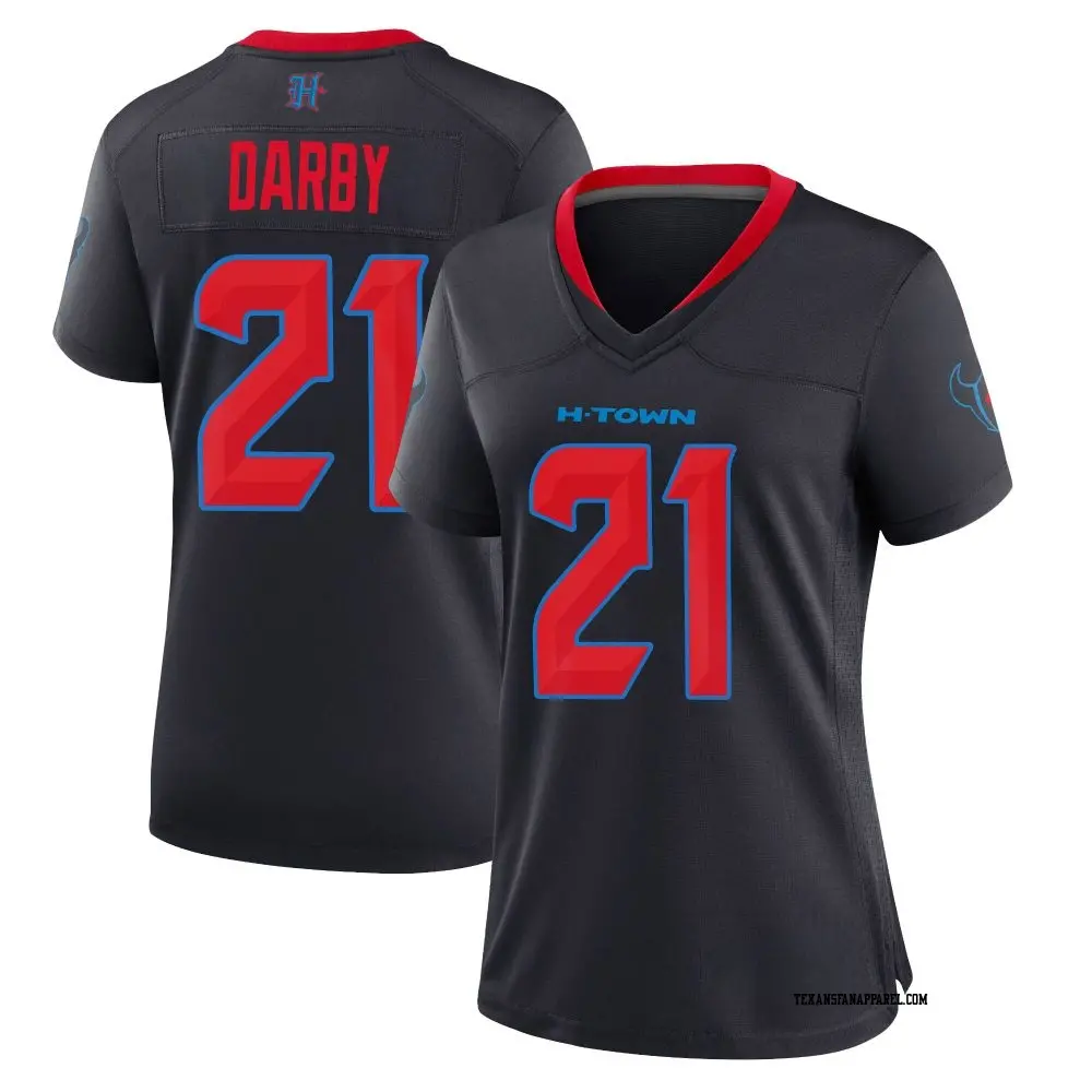 Game Navy Women's Ronald Darby Houston Texans 2nd Alternate Jersey