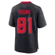 Game Navy Youth Jayden Higgins Houston Texans 2nd Alternate Jersey