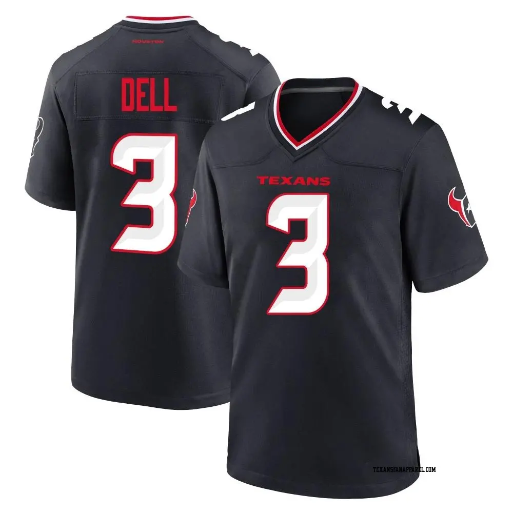 Game Navy Youth Tank Dell Houston Texans Team Jersey