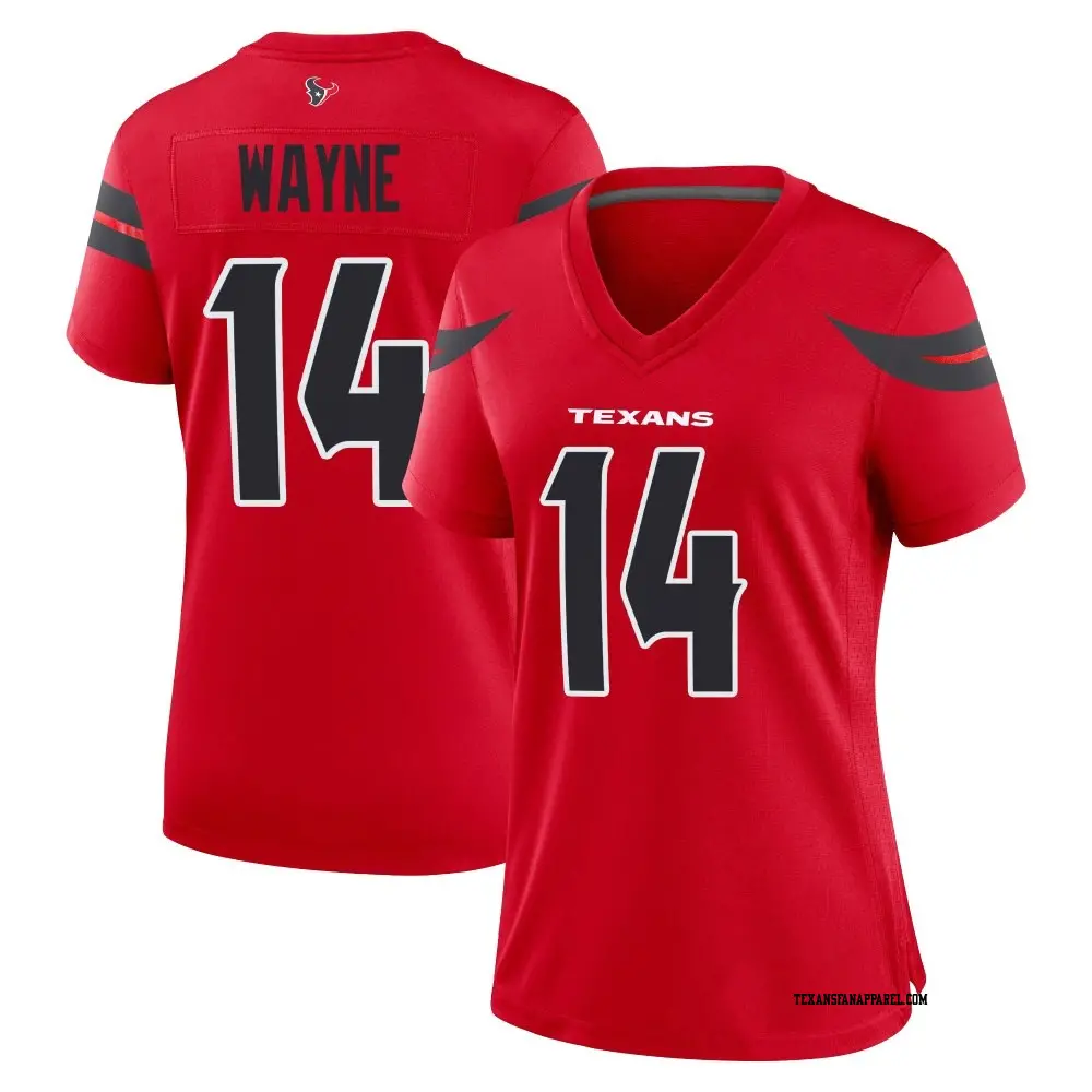 Game Red Women's Jared Wayne Houston Texans Alternate Jersey