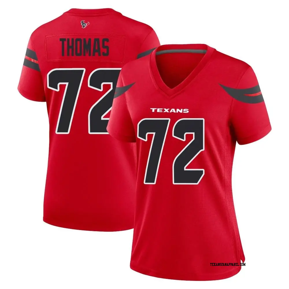 Game Red Women's Jaylon Thomas Houston Texans Alternate Jersey