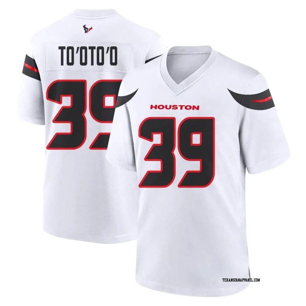 Game White Men's Henry To'oTo'o Houston Texans Jersey