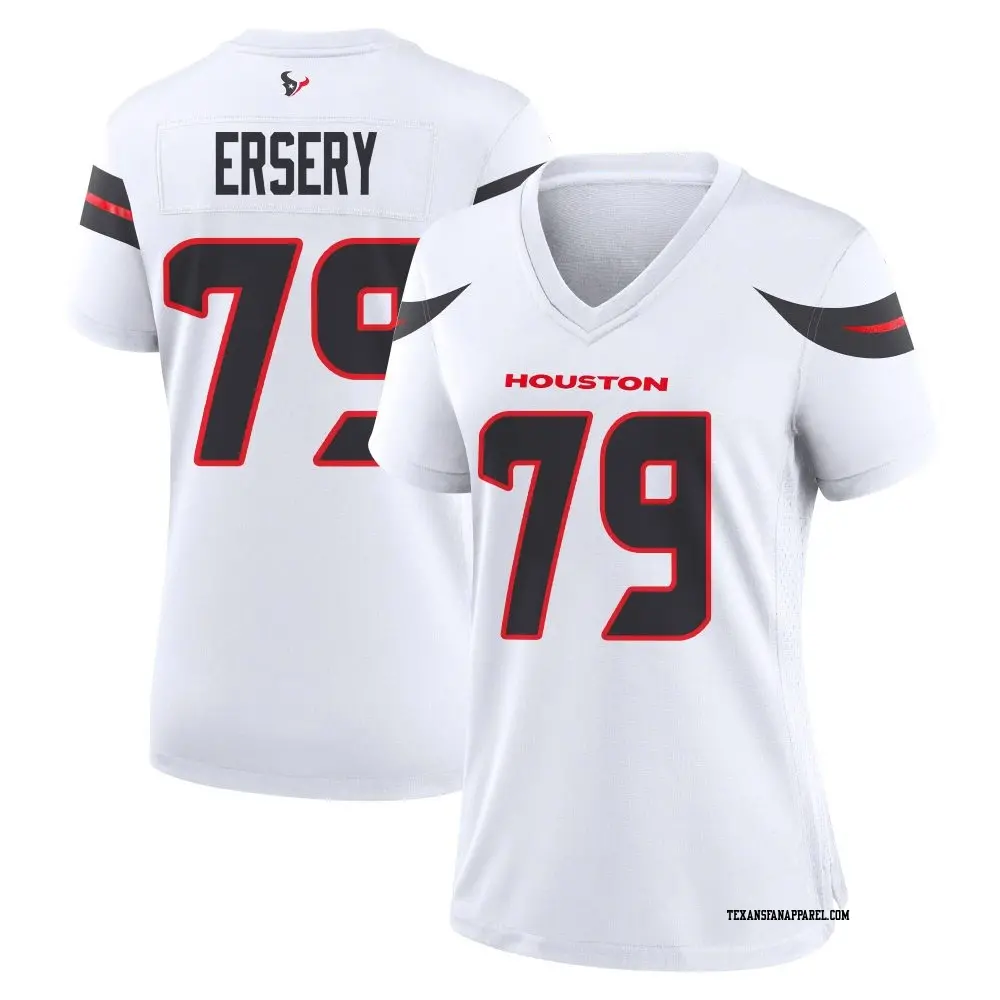 Game White Women's Aireontae Ersery Houston Texans Jersey