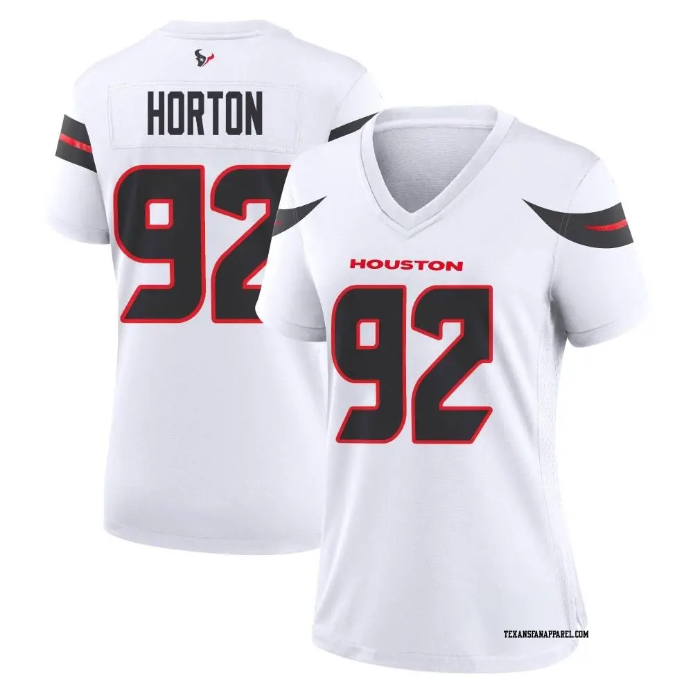 Game White Women's Dylan Horton Houston Texans Jersey