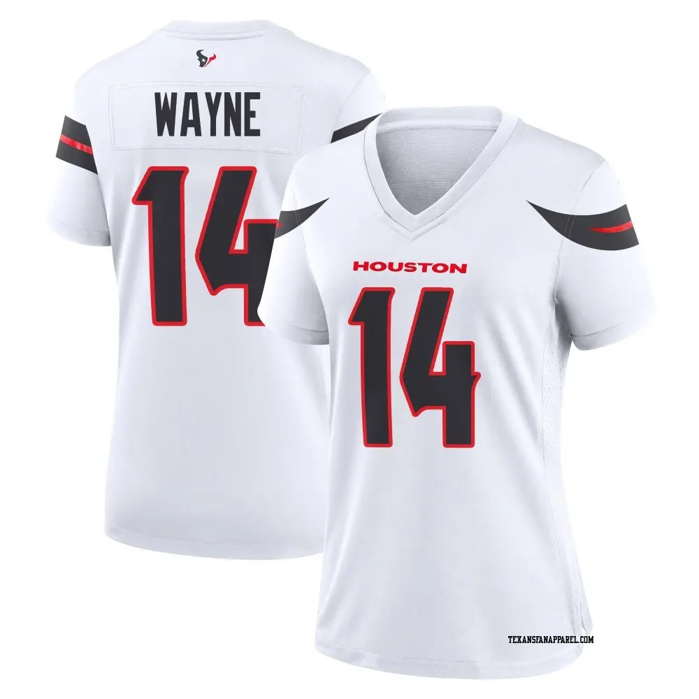 Game White Women's Jared Wayne Houston Texans Jersey