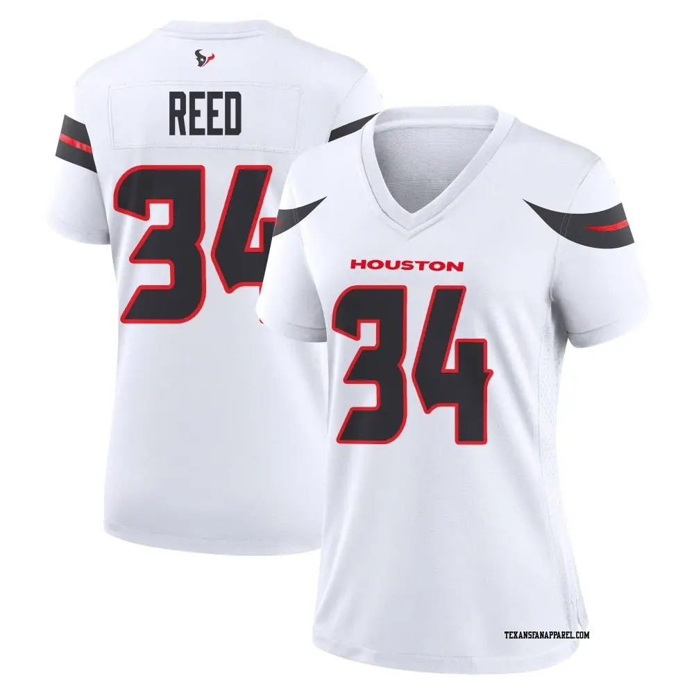 Game White Women's Jaylen Reed Houston Texans Jersey