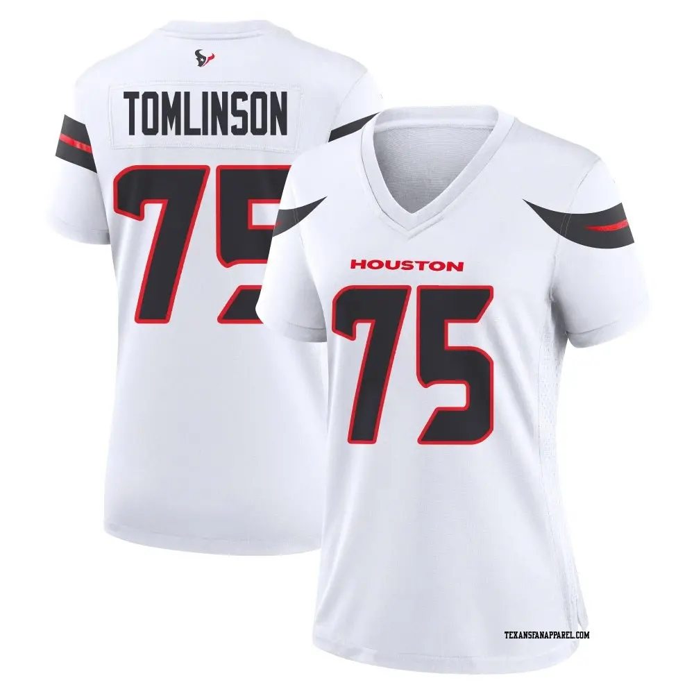 Game White Women's Laken Tomlinson Houston Texans Jersey