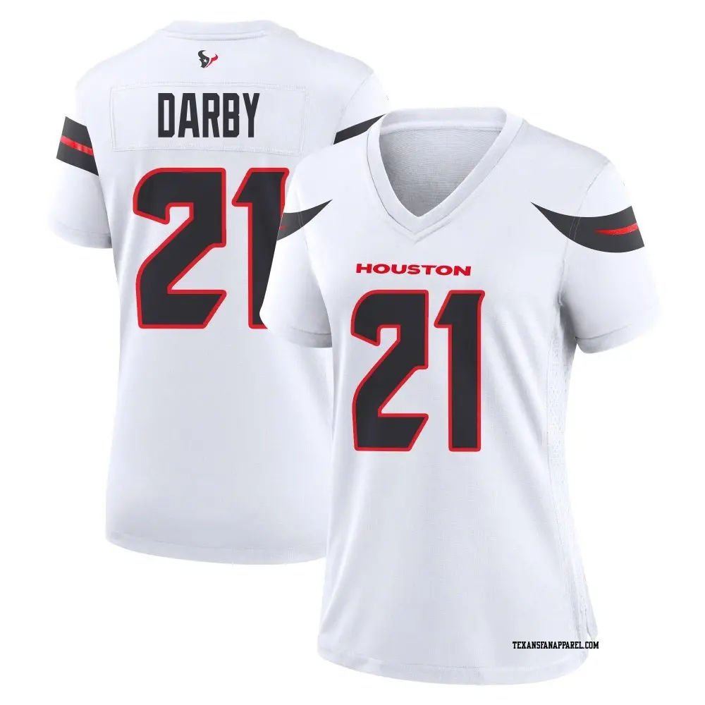 Game White Women's Ronald Darby Houston Texans Jersey