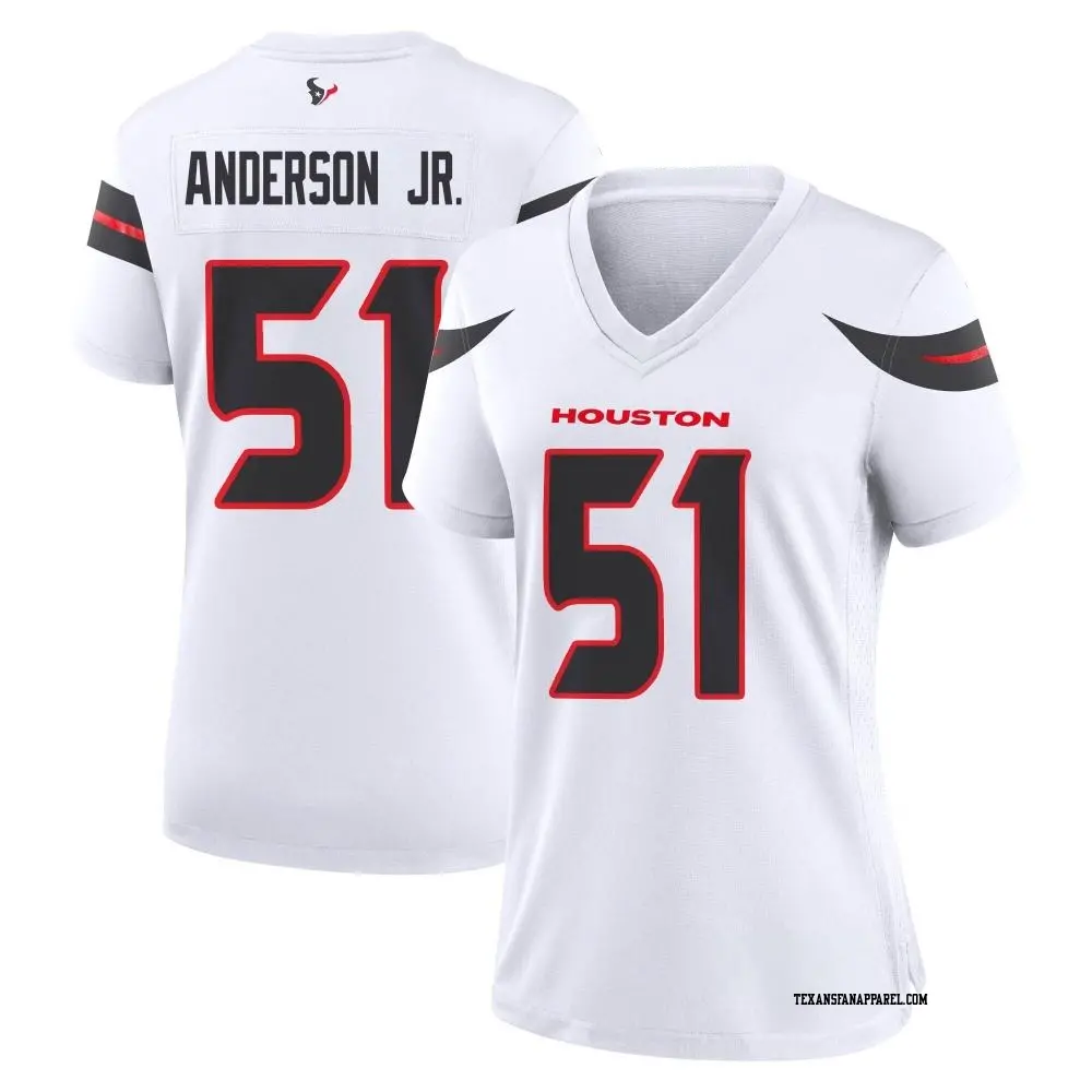 Game White Women's Will Anderson Jr. Houston Texans Jersey