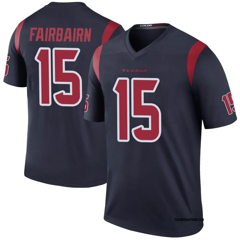 Legend Navy Men's Ka'imi Fairbairn Houston Texans Color Rush Jersey