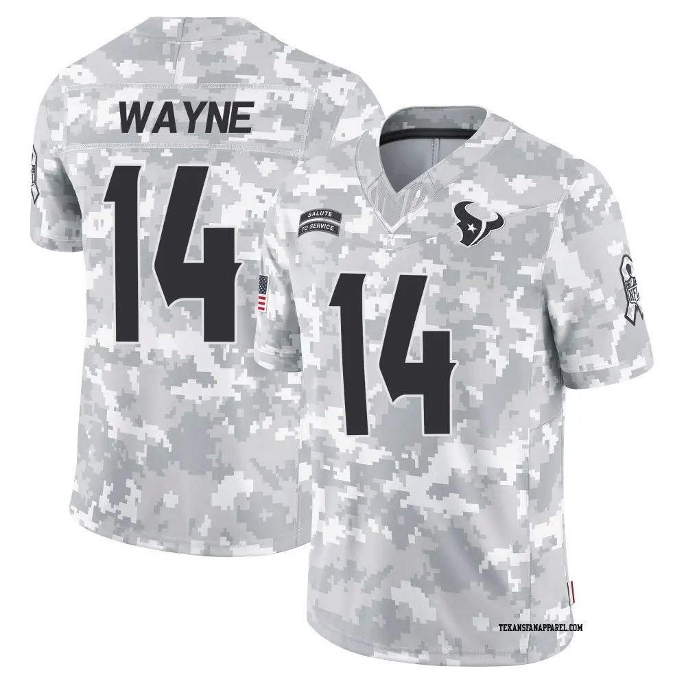 Limited Arctic Camo Youth Jared Wayne Houston Texans 2024 Salute to Service Jersey