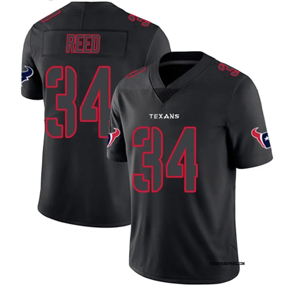 Limited Black Impact Men's Jaylen Reed Houston Texans Jersey