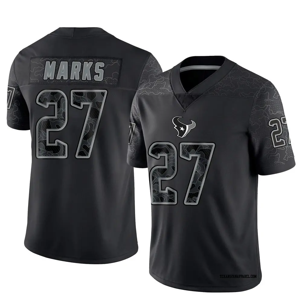Limited Black Men's Woody Marks Houston Texans Reflective Jersey