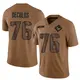 Limited Brown Men's Austin Deculus Houston Texans 2023 Salute To Service Jersey