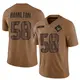 Limited Brown Men's Kyonte Hamilton Houston Texans 2023 Salute To Service Jersey