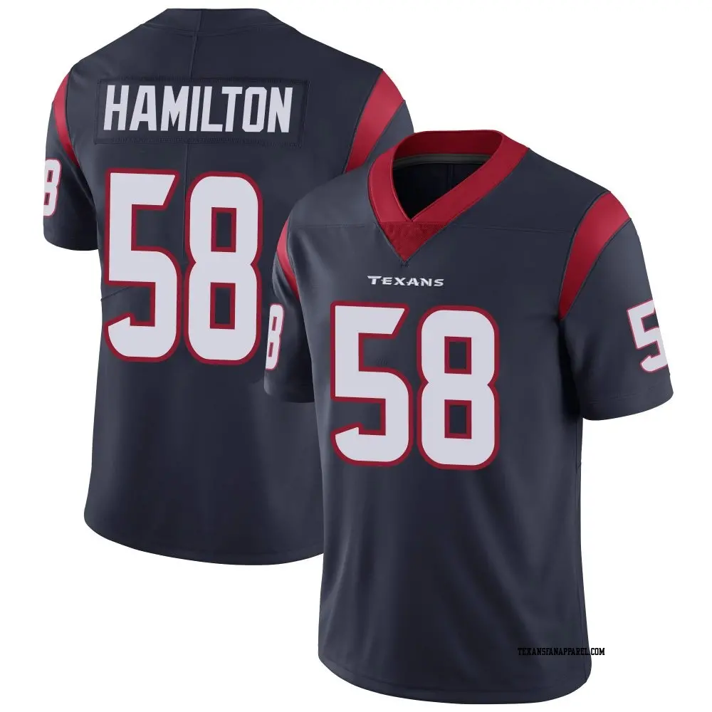 Limited Navy Blue Men's Kyonte Hamilton Houston Texans Team Color Vapor Untouchable Jersey