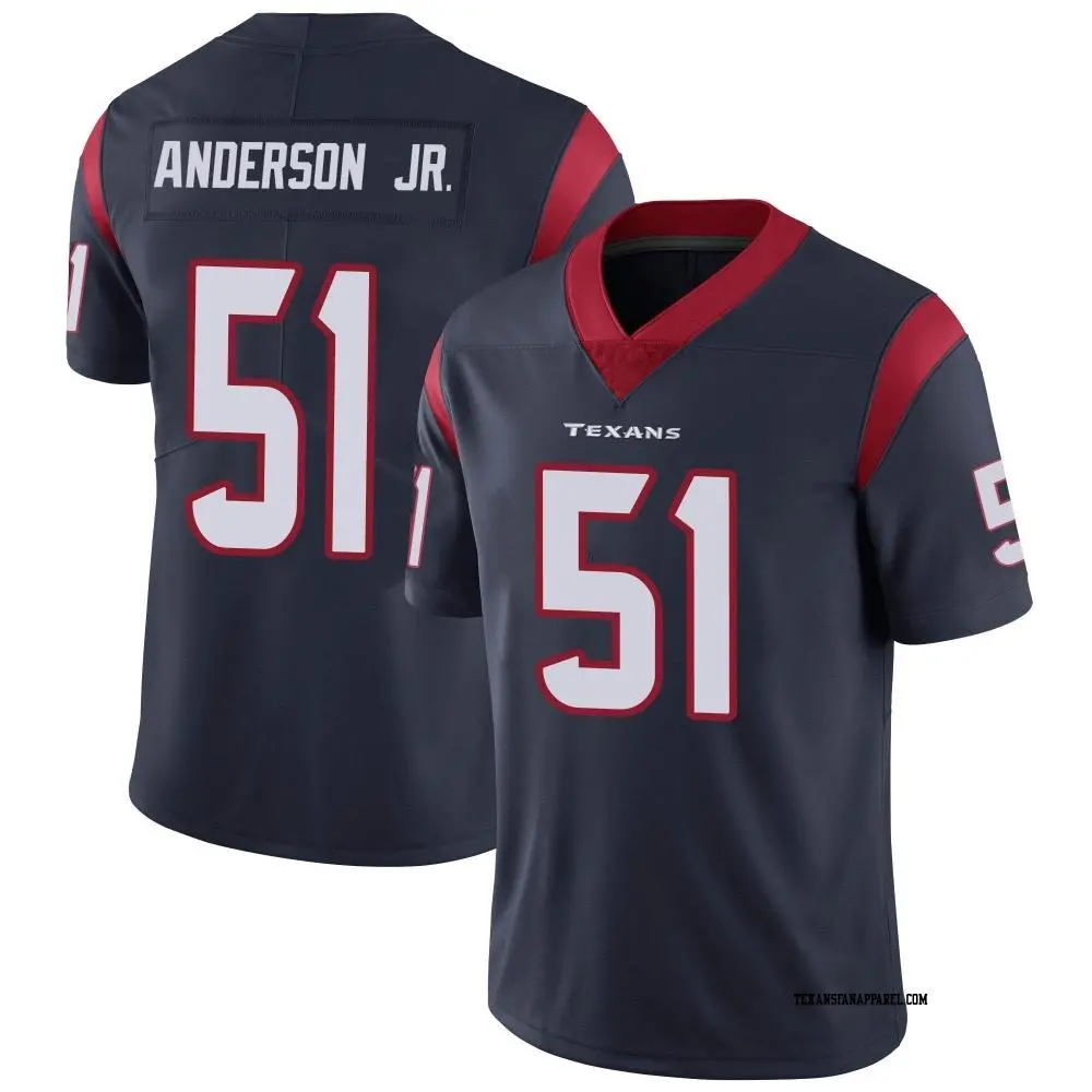 Limited Navy Blue Men's Will Anderson Jr. Houston Texans Team Color Vapor Untouchable Jersey