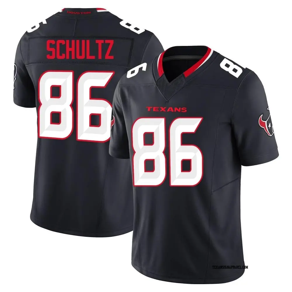 Limited Navy Men's Dalton Schultz Houston Texans Alternate Vapor F.U.S.E. Jersey