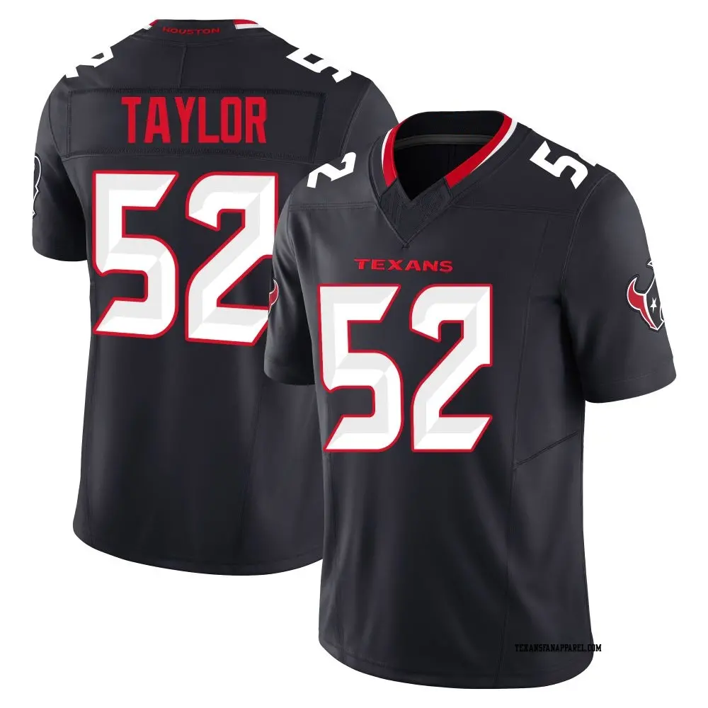 Limited Navy Men's Darrell Taylor Houston Texans Alternate Vapor F.U.S.E. Jersey