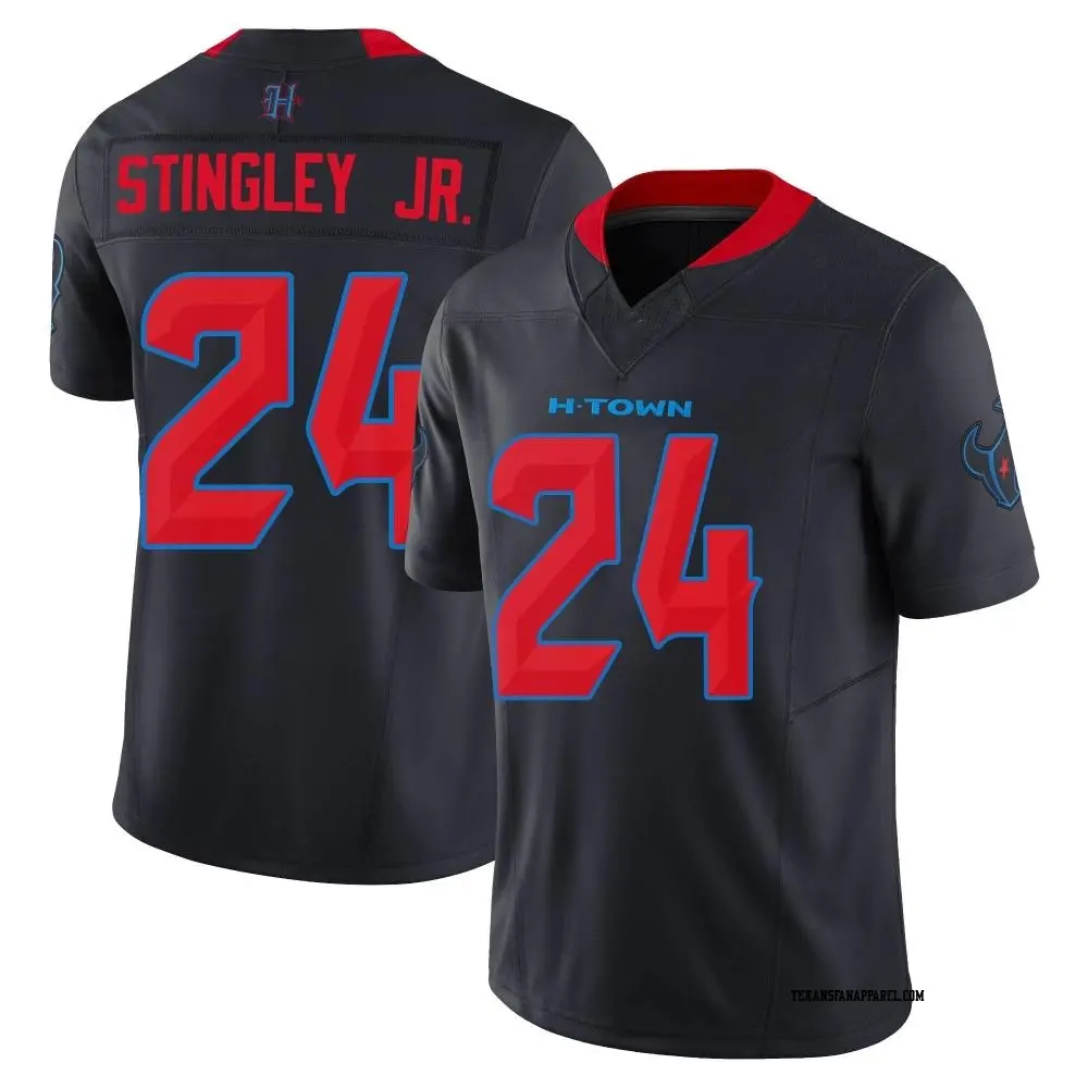 Limited Navy Men's Derek Stingley Jr. Houston Texans 2nd Alternate Vapor F.U.S.E. Jersey
