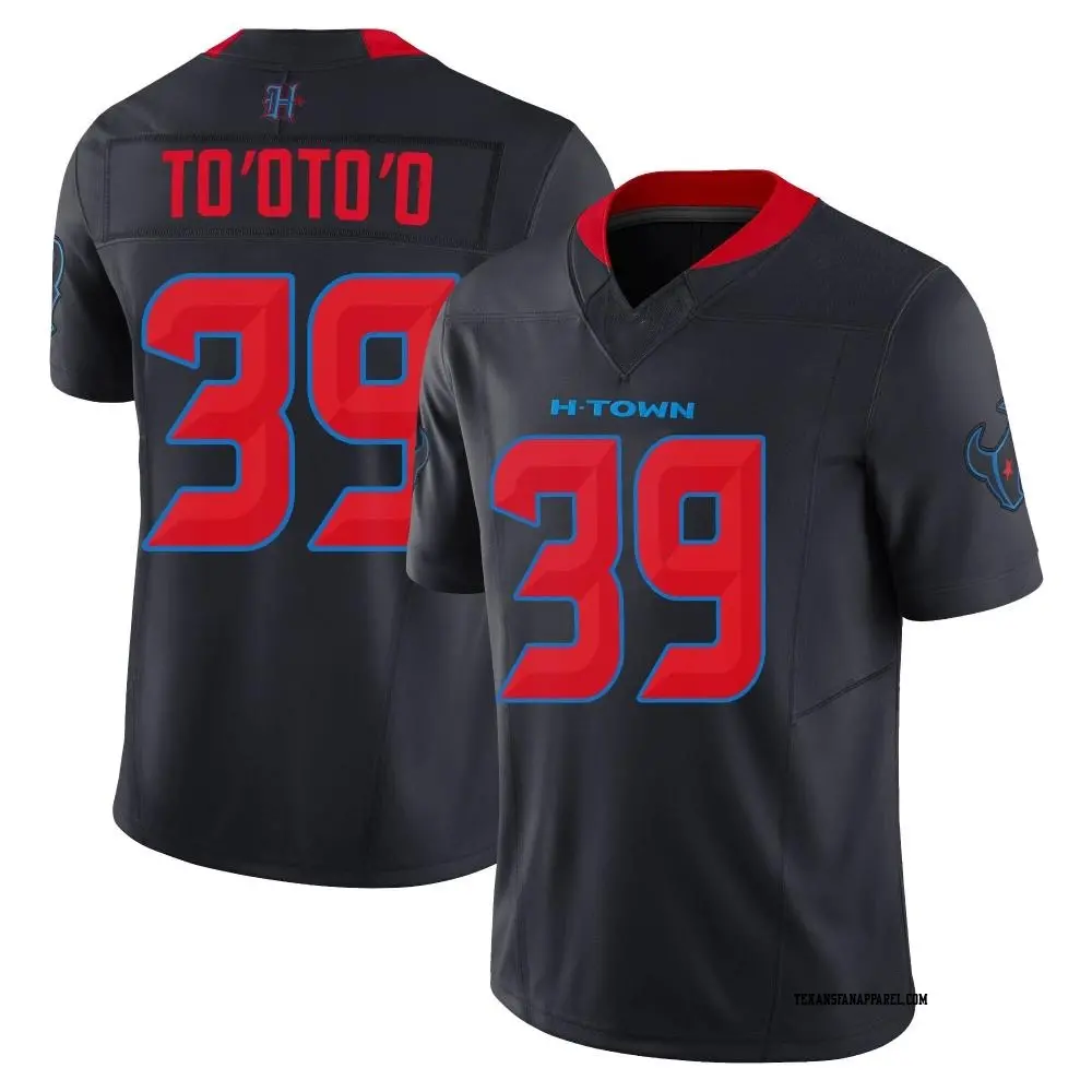 Limited Navy Men's Henry To'oTo'o Houston Texans 2nd Alternate Vapor F.U.S.E. Jersey