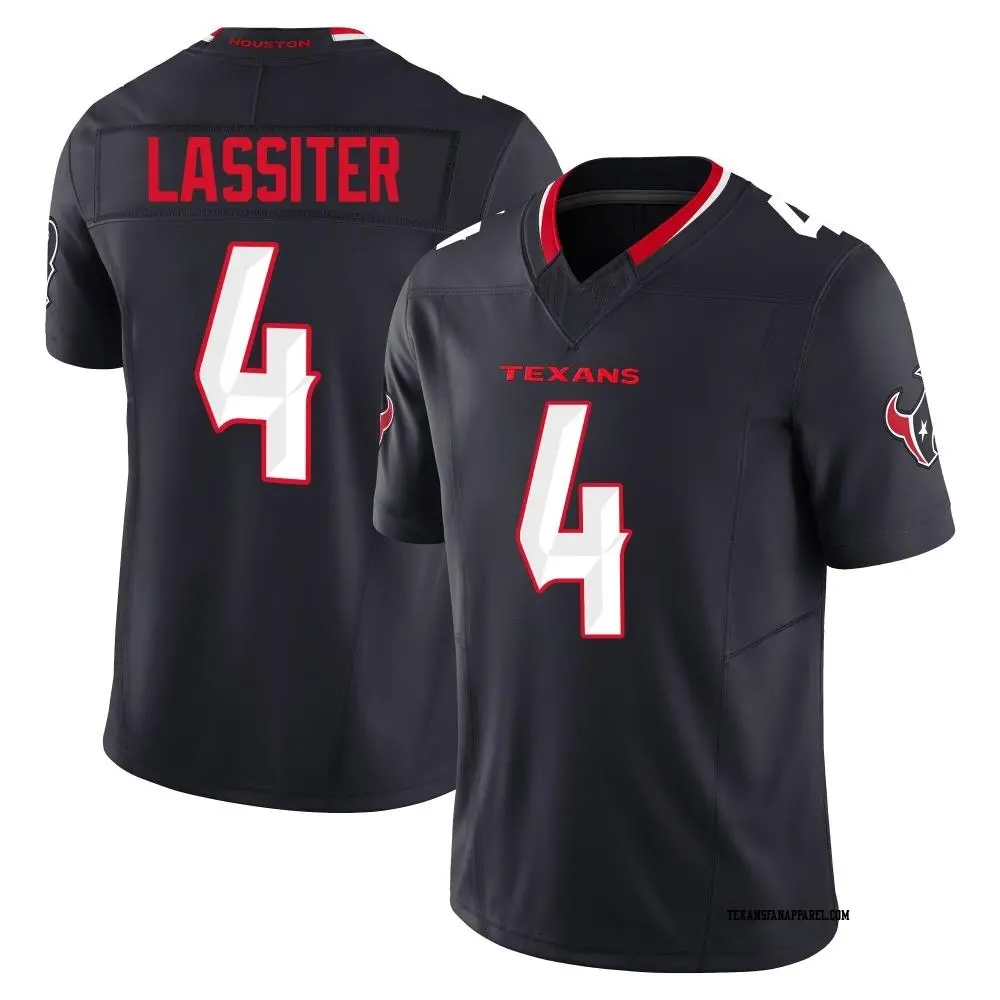 Limited Navy Men's Kamari Lassiter Houston Texans Alternate Vapor F.U.S.E. Jersey