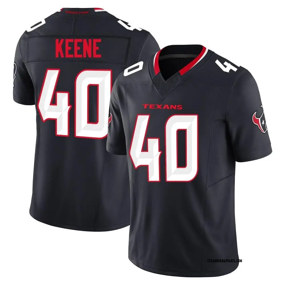 Limited Navy Youth Dalton Keene Houston Texans Alternate Vapor F.U.S.E. Jersey