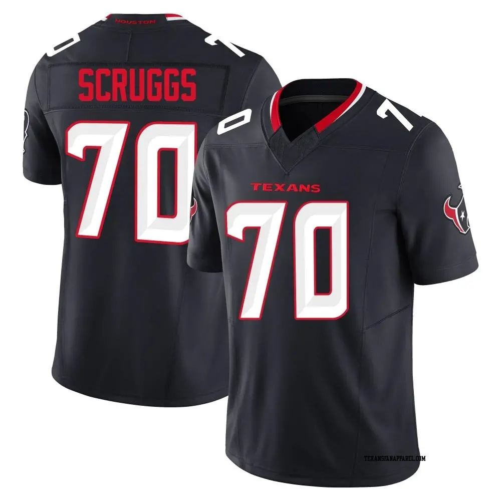 Limited Navy Youth Juice Scruggs Houston Texans Alternate Vapor F.U.S.E. Jersey