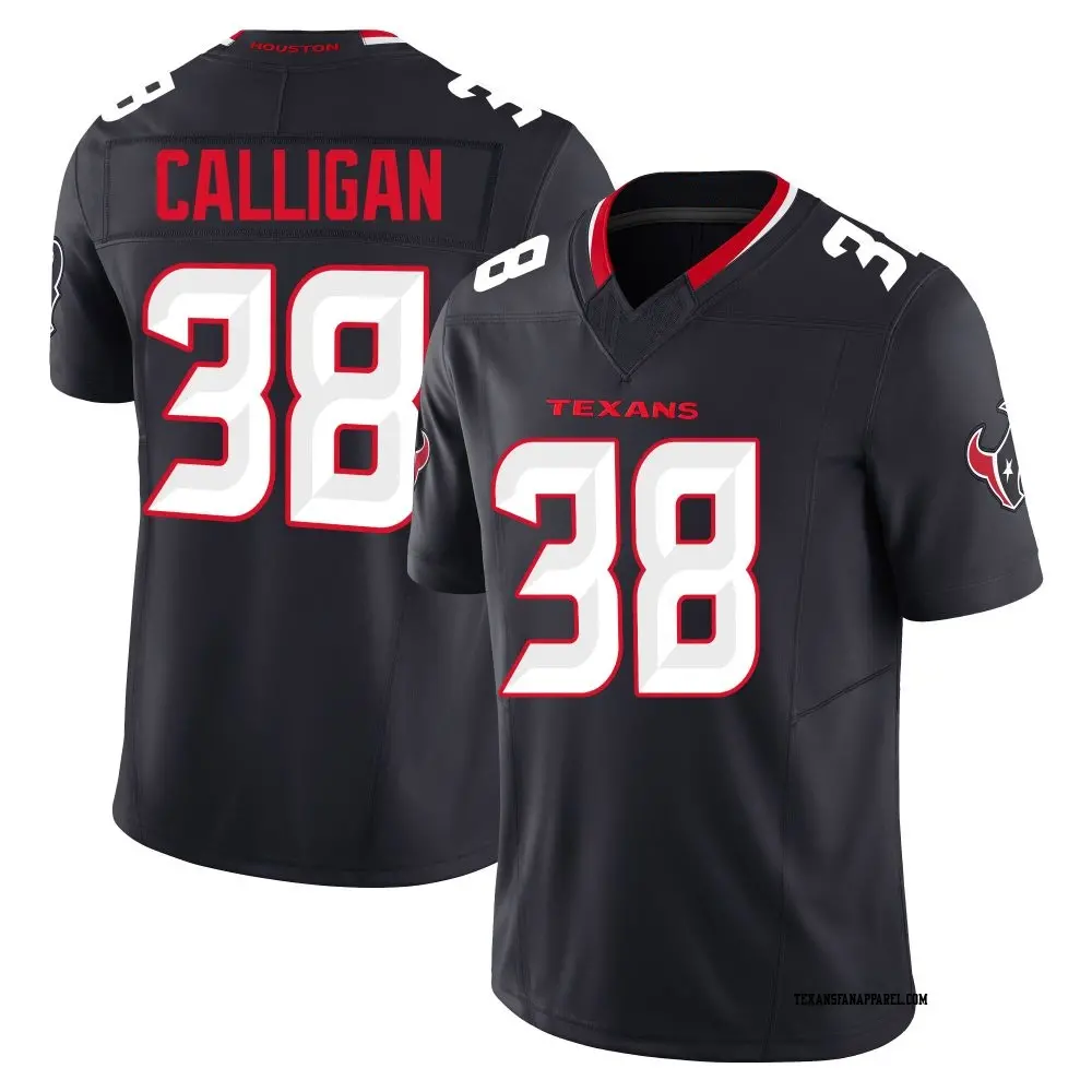 Limited Navy Youth Keydrain Calligan Houston Texans Alternate Vapor F.U.S.E. Jersey