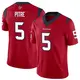 Limited Red Men's Jalen Pitre Houston Texans Vapor F.U.S.E. Jersey